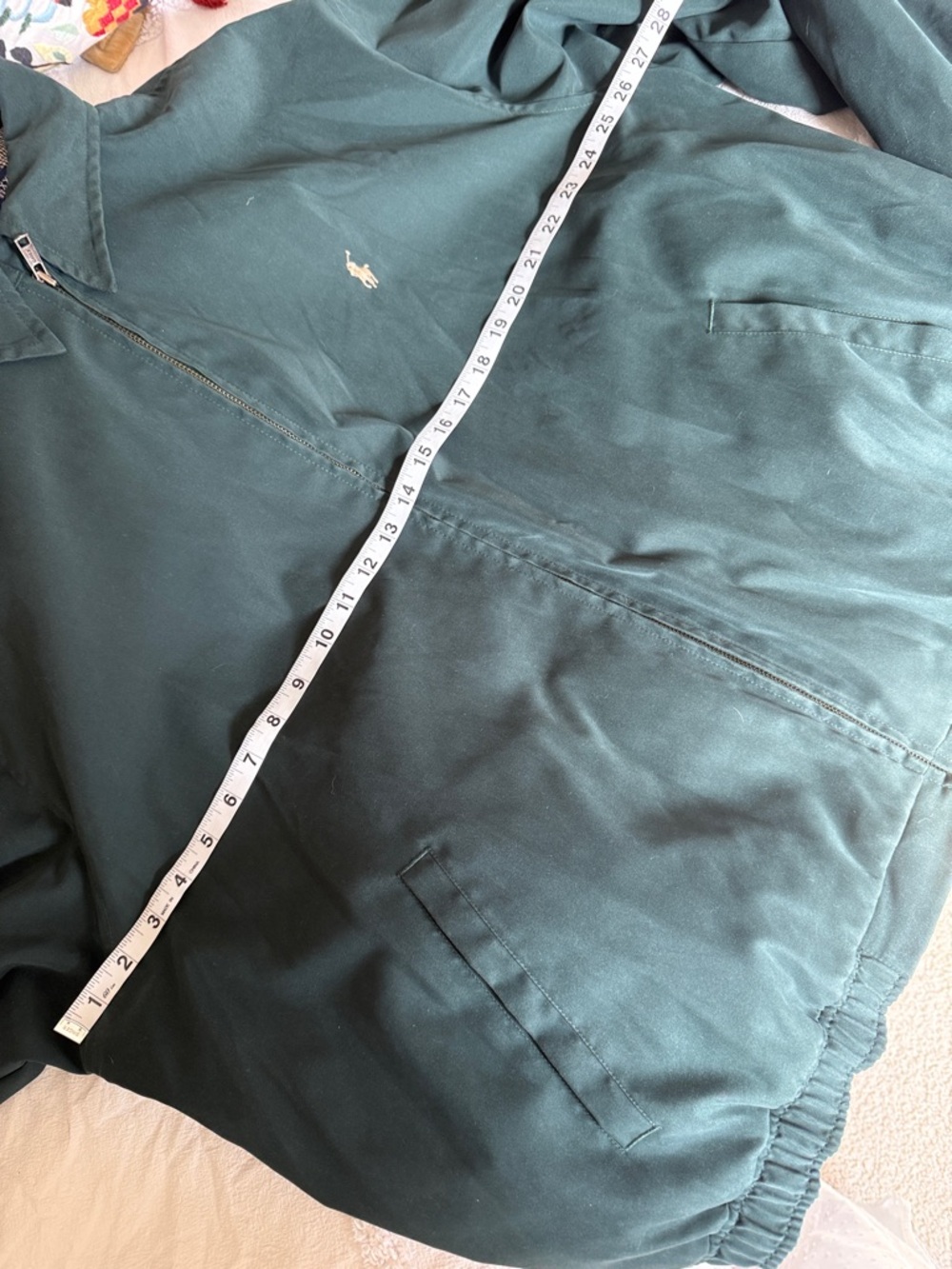 Vintage Polo by Ralph Lauren Forest Green Bomber Jacket - Picture 10 of 11